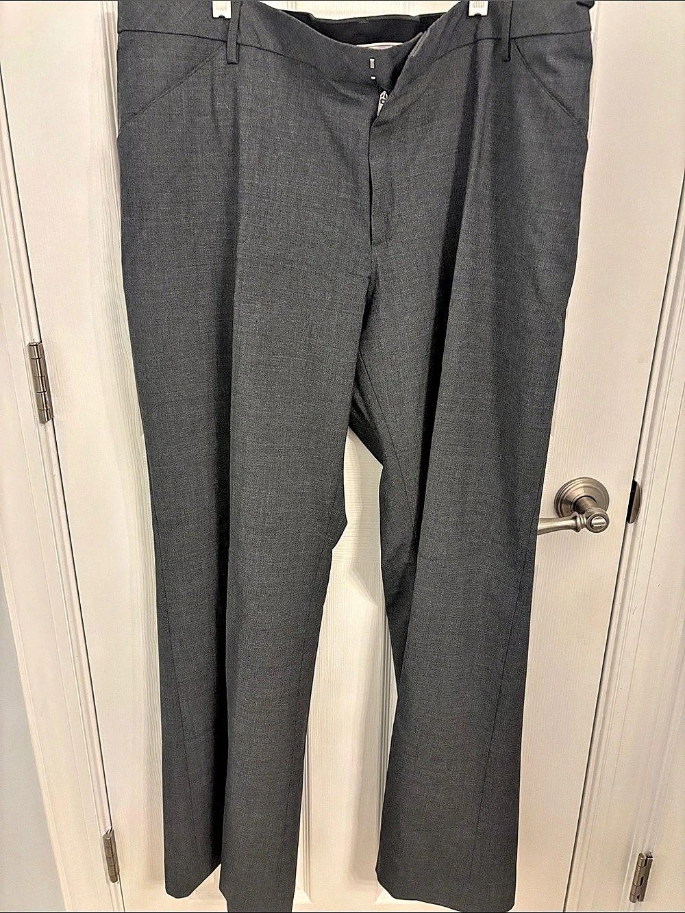 Gap Perfect Trouser Straight-Leg Trousers Gray Size 20R Like New